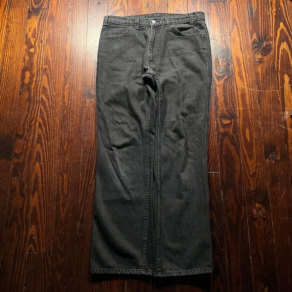 Levi's 33 Casual Jeans Black Relaxed Straight